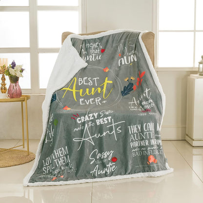 Hilarious Aunt Blanket That Tickle Your Aunt's Funny Bone