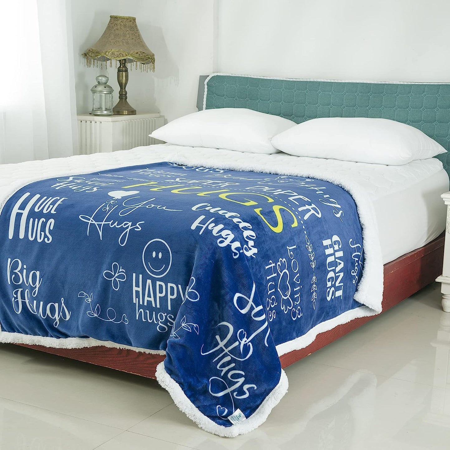 Hug Blanket Throw - Snuggly Soft Fleece Blanket Gift for Loved One