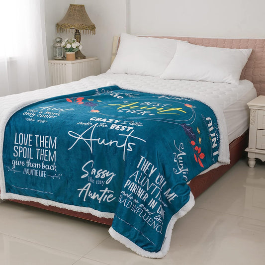 Hilarious Aunt Blanket That Tickle Your Aunt's Funny Bone