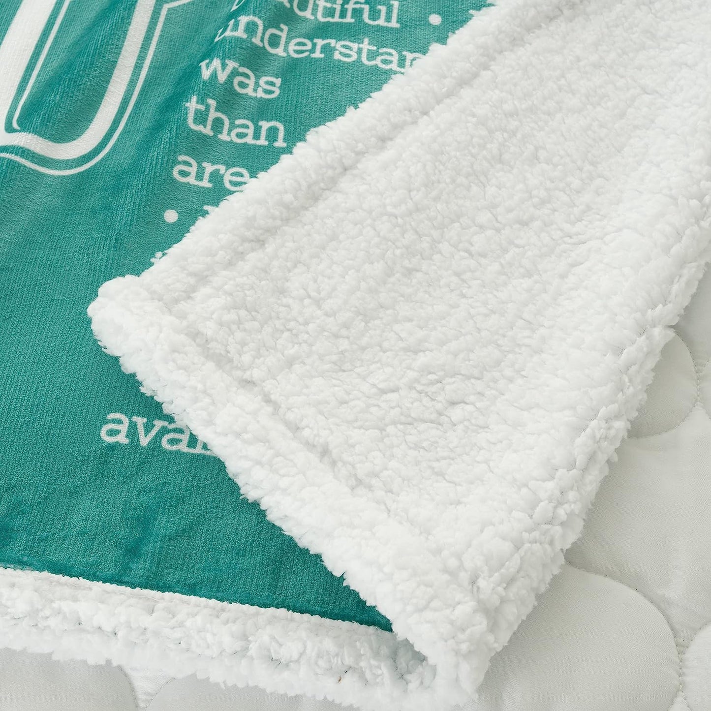 40th, 50th, 60th, 70th Years Throw Blanket with Loving Messages